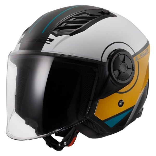 Ls2 Airflow 2 OF616 Cover Helm weiß braun