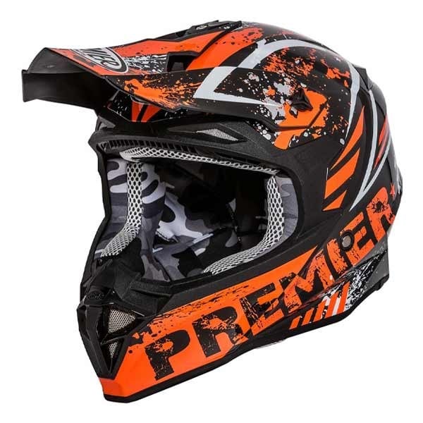 Premier Exige ZX 3 Helm schwarz orange