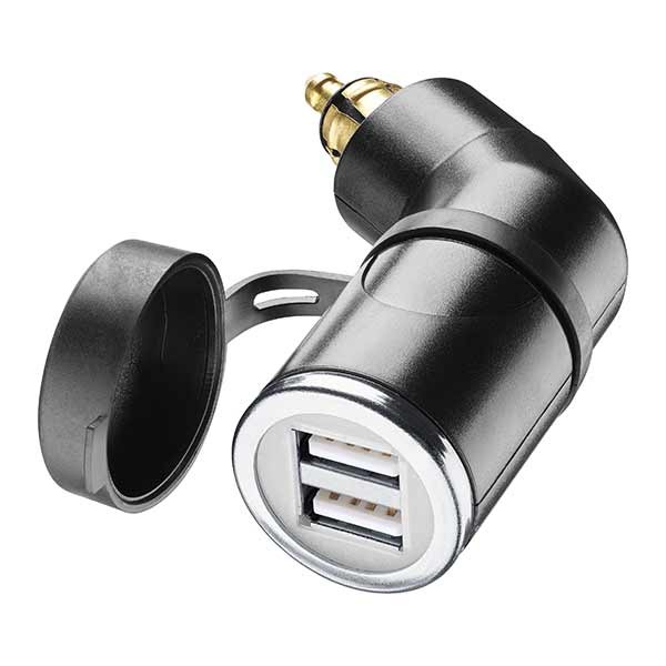 Motorcycle USB adapter for cigarette lighters - SW-MOTECH