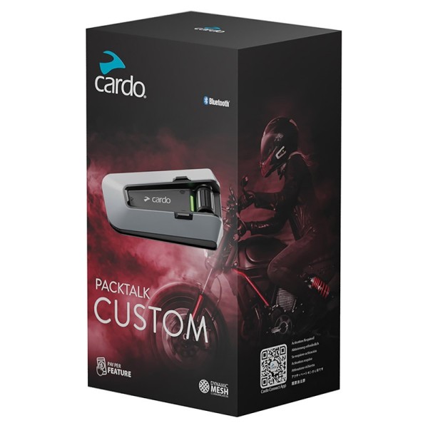 Cardo Packtalk Custom Single intercom