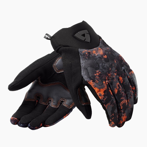 Revit Continent Handschuhe schwarz orange
