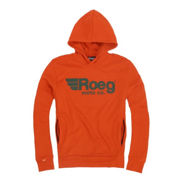 Sweat-shirt orange Roeg Moto Howard