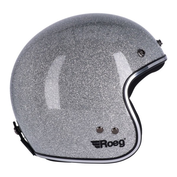Roeg Jett Disco Ball helmet silver