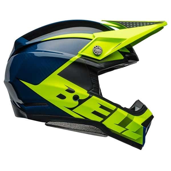 Bell Moto-10 Spherical Sliced Retina blue helmet