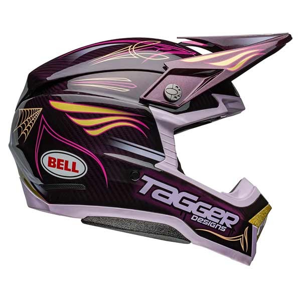 Bell Moto-10 Spherical Tagger Purple Haze helmet