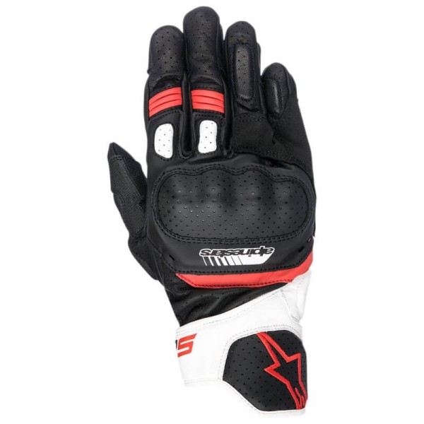 Motorcycle gloves Alpinestars SP-5 black red