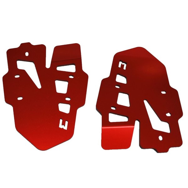 Mytech pair cylinder guards red Bmw R 1200 Gs / Adv / Rallye