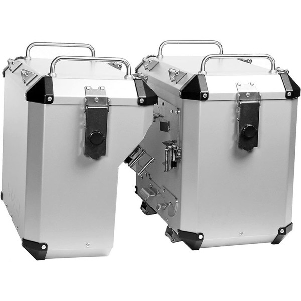 MyTech Raid 41-47 Rapide Case Kit Bmw R 1200 / 1250 GS / Ads silber
