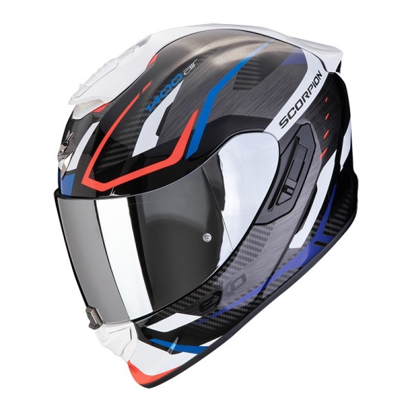 Scorpion Exo 1400 Evo 2 Air Accord Helm blau weiß