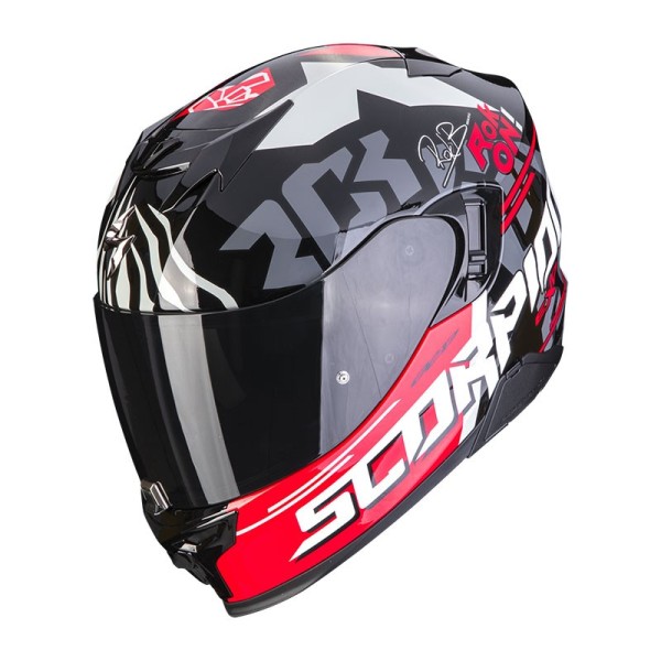 Scorpion Exo 520 Evo Air Rok Bagoros Helm schwarz rot