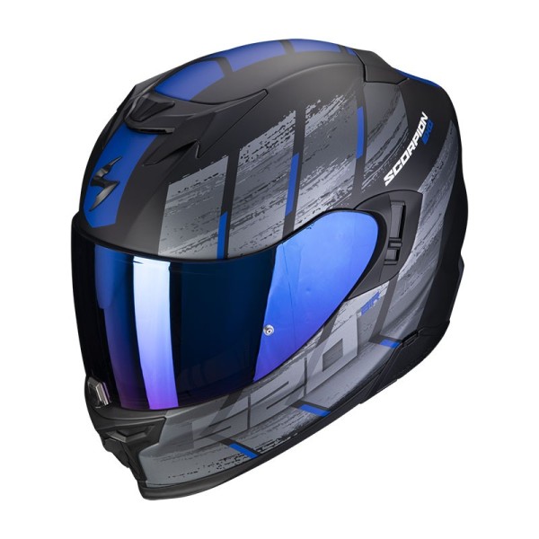 Scorpion Exo 520 Evo Air Maha Helm mattschwarz blau