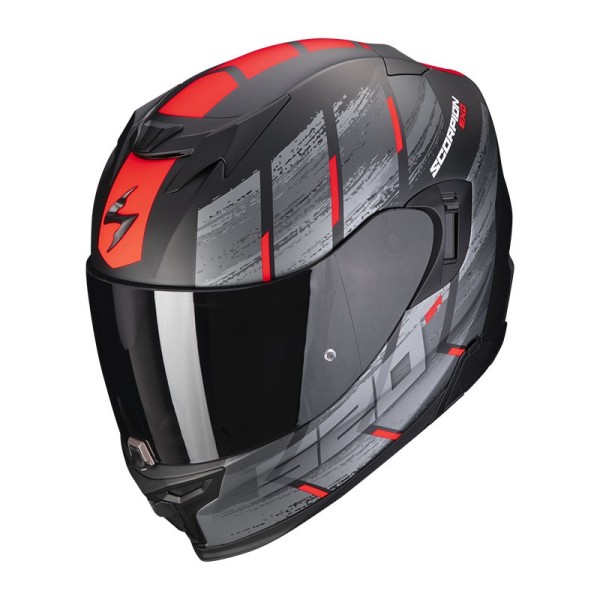 Scorpion Exo 520 Evo Air Maha helmet matt black red