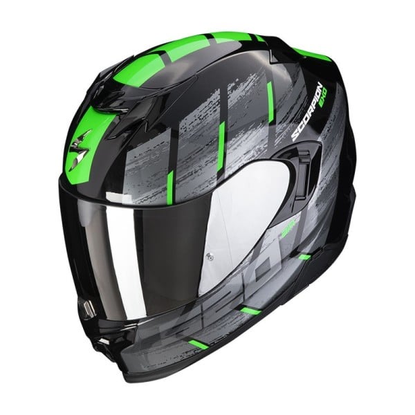 Scorpion Exo 520 Evo Air Maha Helm schwarz grün
