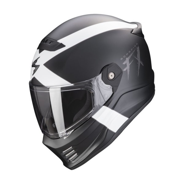 Scorpion Covert FX Gallus helmet matt black white