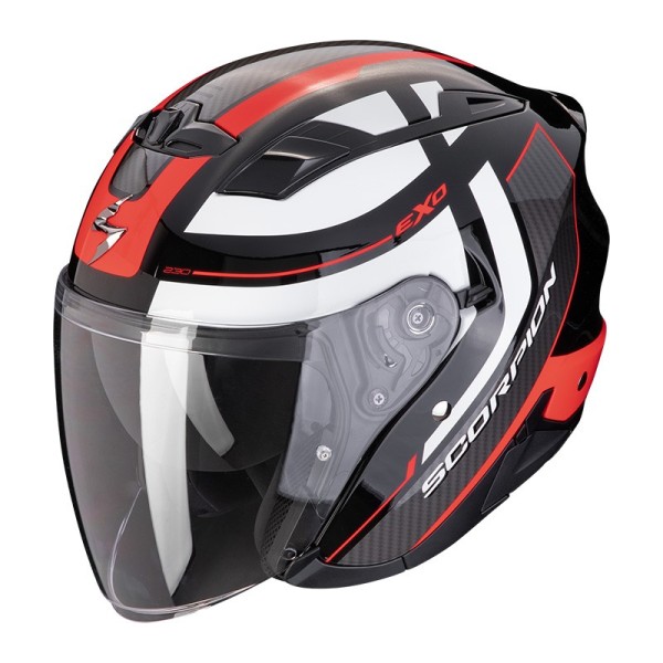 Scorpion Exo 230 Pul helmet black red