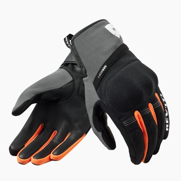 Revit Mosca 2 Handschuhe schwarz orange