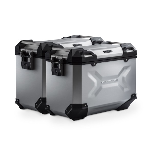 TRAX ADV SW-Motech kit valise argent 45-45 l Multistrada 1200 - S (10-14)