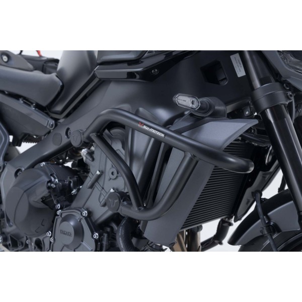 Barra protectora de motor SW-Motech negra Yamaha MT-09 (23-)