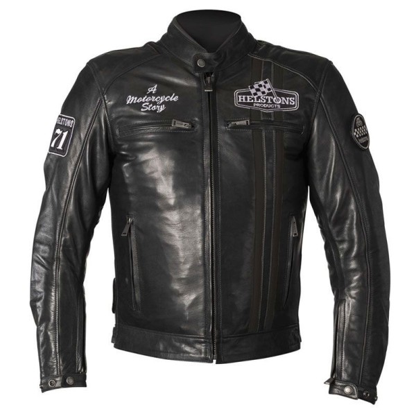 Helstons Indy rag jacket black
