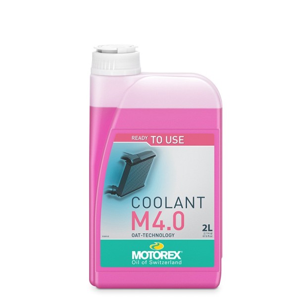 Motorex COOLANT M4.0 Liquide de refroidissement prêt à l'emploi 2 lt