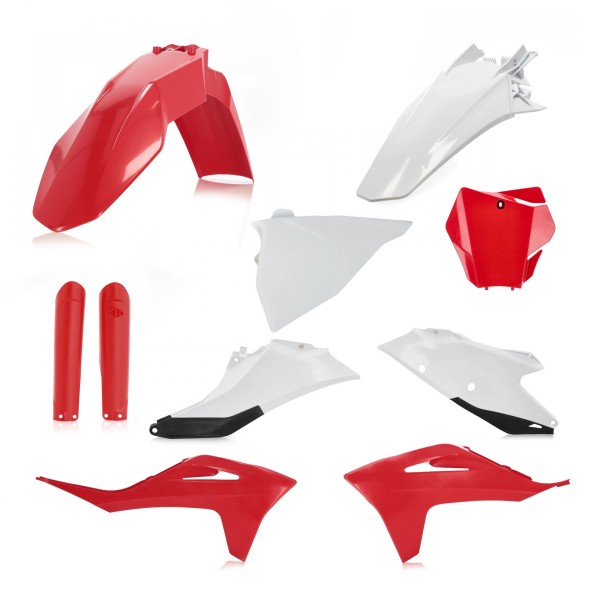 Kit completo de plasticos Acerbis GasGas MC/MCF 21 rojo blanco