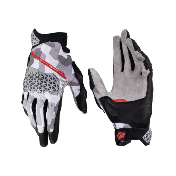 Leatt Adventure X-Flow 7.5 kurze graue Handschuhe