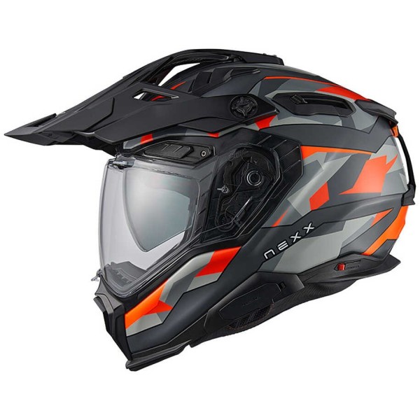 Nexx X.Wed3 Trailmania helmet gray orange matt