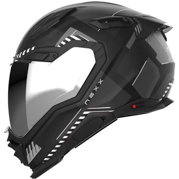 Nexx X.WST3 Fluence Helm schwarz silber matt