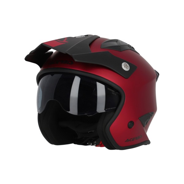 Acerbis Aria Metallic helmet red