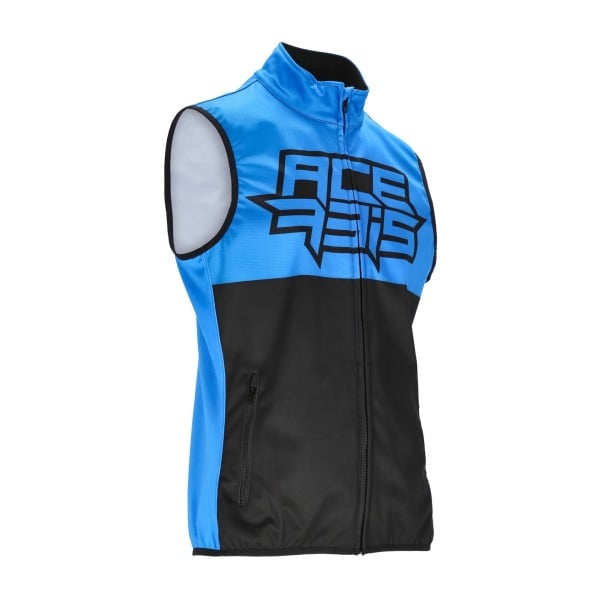 Acerbis Softshell Linear vest black blue