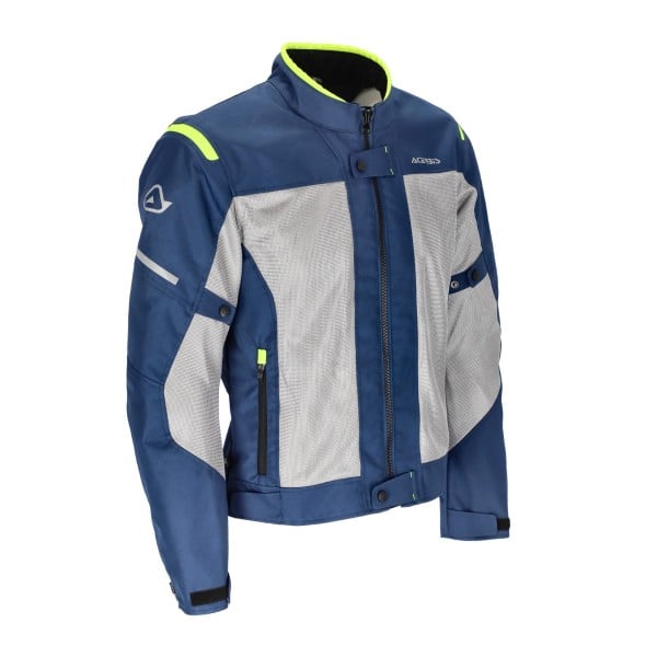 Acerbis CE Ramsey Vented jacket blue yellow