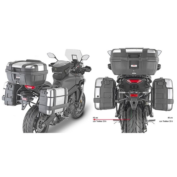 Givi PLO2159MK Support valise latérale Yamaha Tracer 9