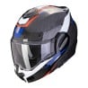 Scorpion EXO Tech Evo Carbon Rover Helm schwarz rot blau