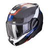 Scorpion EXO Tech Evo Carbon Rover helmet black red blue
