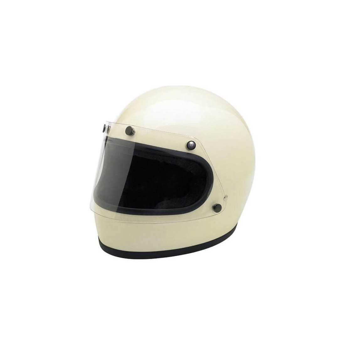 Large Biltwell Inc Blast Uv Shield/Visor For Gringo Motorcycle Helmets Clear 