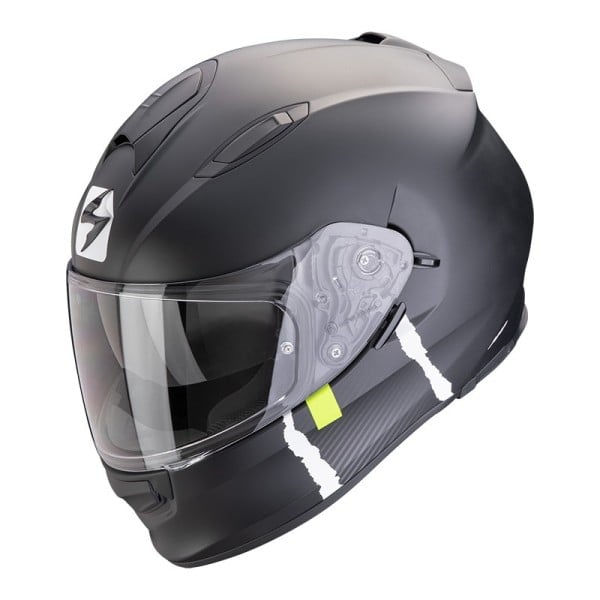 Scorpion Exo 491 Code helmet matt black silver