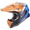 Scorpion VX-22 Air Beta helmet matte blue orange