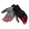 T.UR G-Six black red summer motorcycle gloves