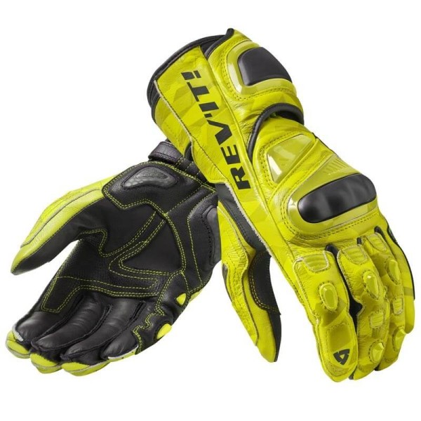 Motorcycle gloves rev it Jerez 3 yellow