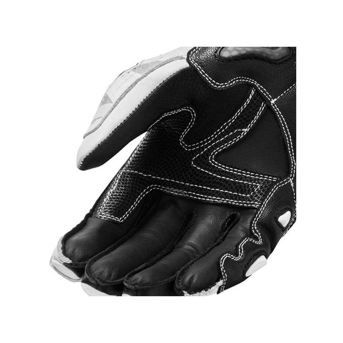 Rev'it Jerez 3 Leather Sports Motorcycle Gloves Black WhiteRevit Rev'it! 