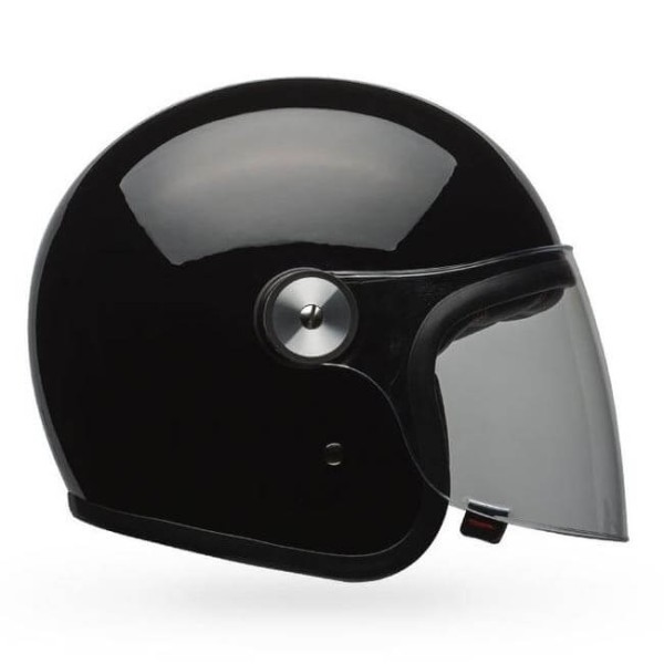 Casco moto Jet Bell Helmets Riot gloss black