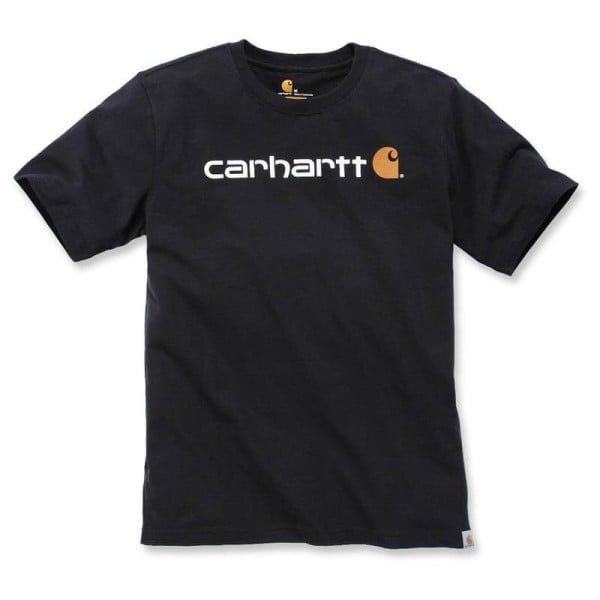 T-shirt Carhartt Core Logo nero