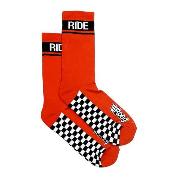 Chaussettes Roeg Moto Early Finish rouge
