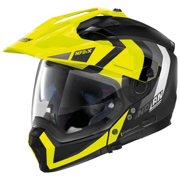 Modular helmet Nolan N70-2 X Decurio black yellow
