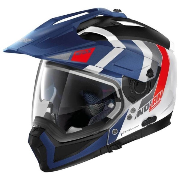 Modular helmet Nolan N70-2 X Decurio white blue