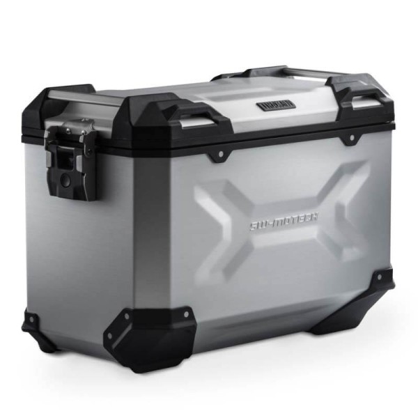 SW Motech Trax ADV motorcycle side cases silver