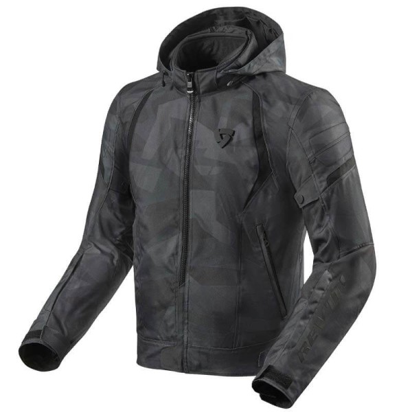 Revit Flare 2 motorcycle jacket grey camo