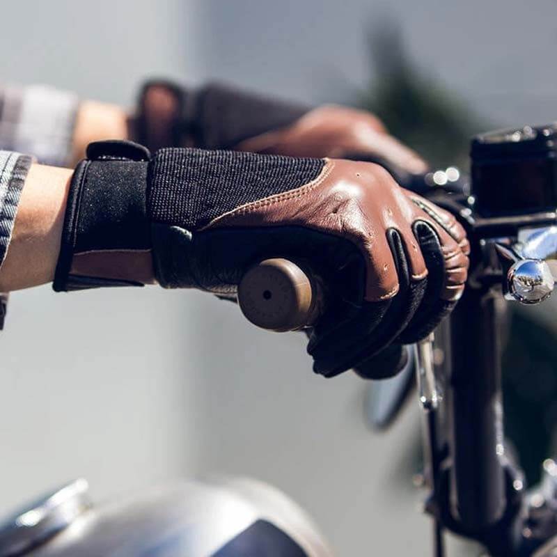 Biltwell Bantam Leather Cruiser Custom Cafe Racer Retro Motorcycle Gloves 