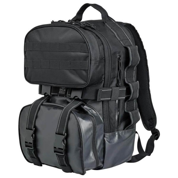 Biltwell Exfil-48 bag black motorcycle backpack