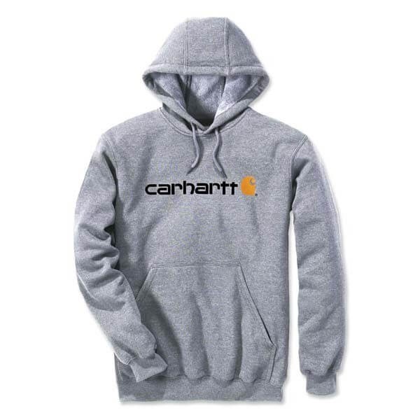 Carhartt Signature Logo Hoodie grau